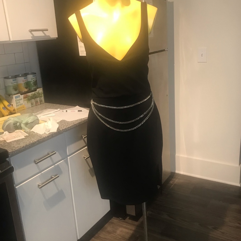 Sexy black dress